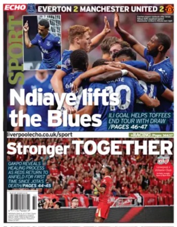 Liverpool Echo Backpage - Before