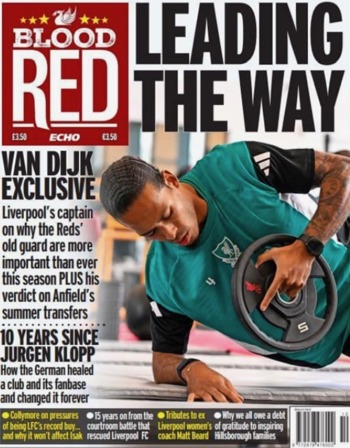 Liverpool Echo Blood Red Cover