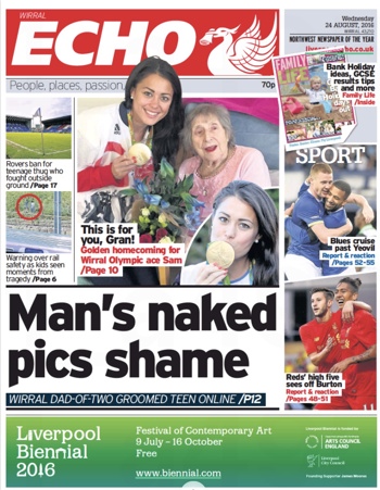 Liverpool Echo Frontpage