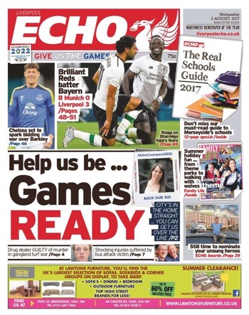Liverpool Echo Frontpage