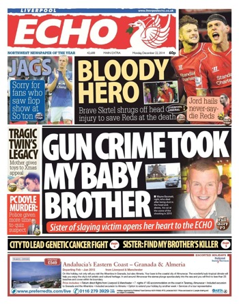 Liverpool Echo Frontpage