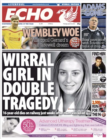 Liverpool Echo Frontpage