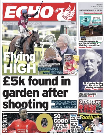 Liverpool Echo Frontpage