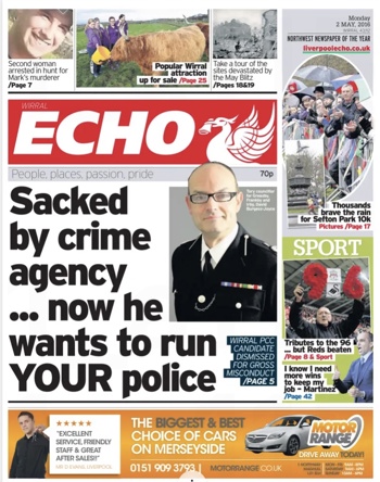 Liverpool Echo Frontpage