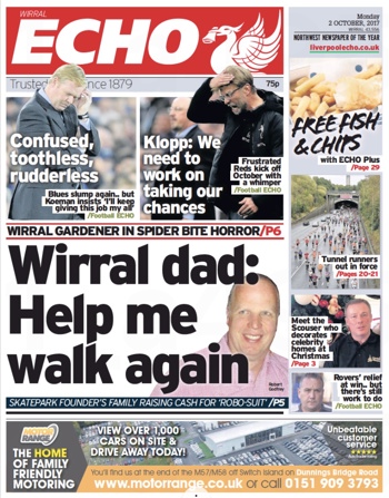 Liverpool Echo Frontpage