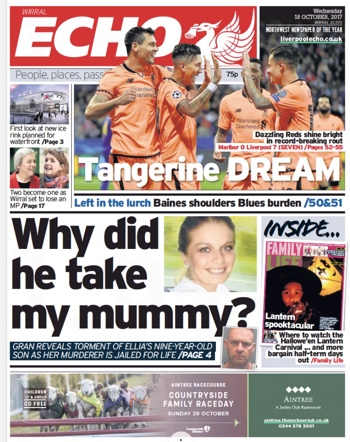 Liverpool Echo Frontpage