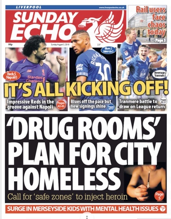 Liverpool Echo Frontpage