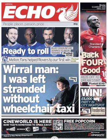 Liverpool Echo Frontpage