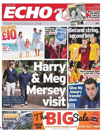 Liverpool Echo Frontpage