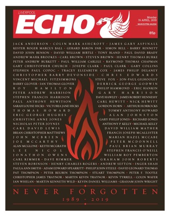 Liverpool Echo Frontpage