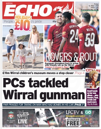 Liverpool Echo Frontpage