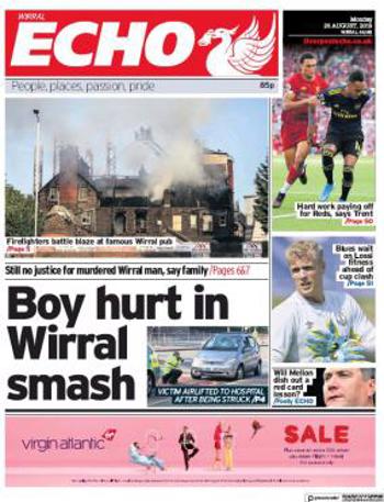 Liverpool Echo Frontpage