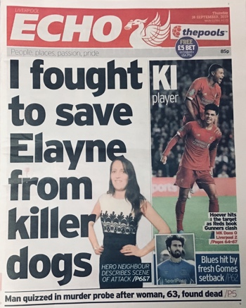 Liverpool Echo Frontpage