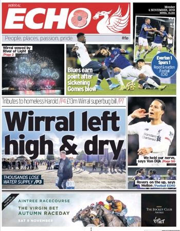 Liverpool Echo Frontpage
