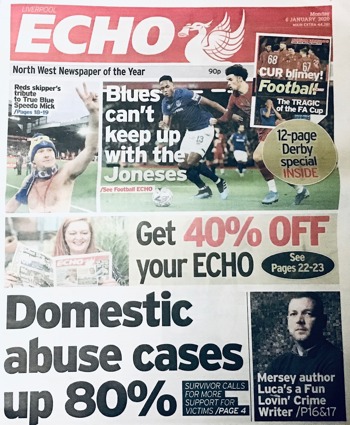 Liverpool Echo Frontpage