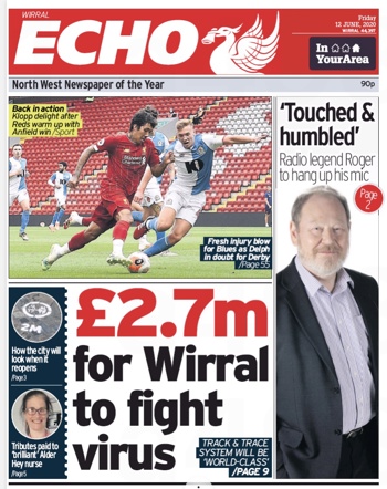 Liverpool Echo Frontpage