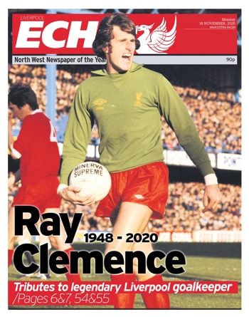 Liverpool Echo frontpage - 16 Nov 2020