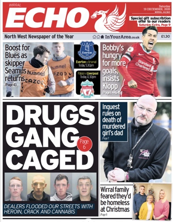 Liverpool Echo Frontpage