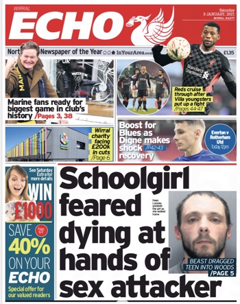 Liverpool Echo Frontpage