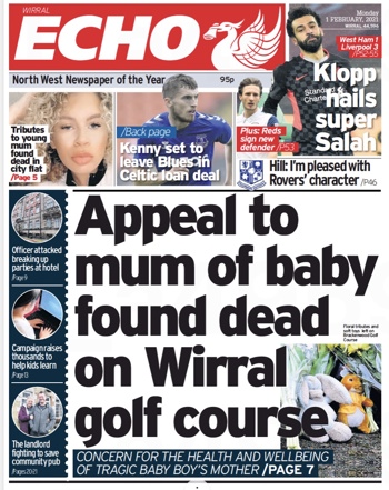Liverpool Echo Frontpage