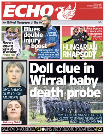 Liverpool Echo Frontpage