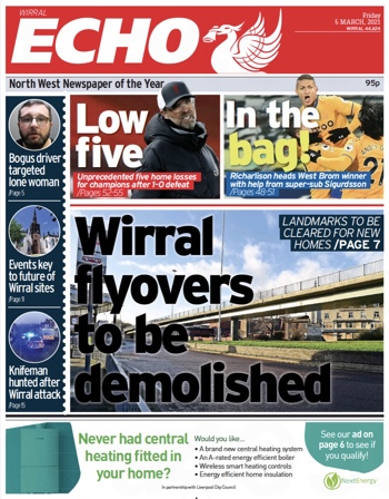 Liverpool Echo Frontpage