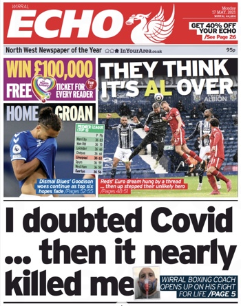 Liverpool Echo Frontpage
