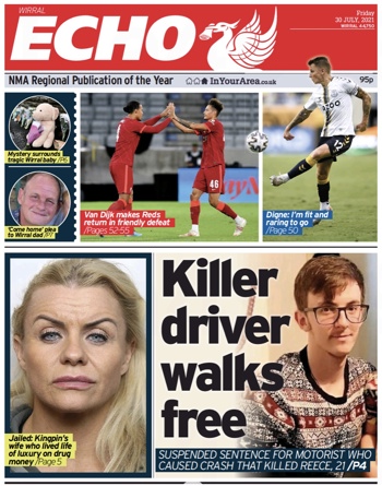 Liverpool Echo Frontpage