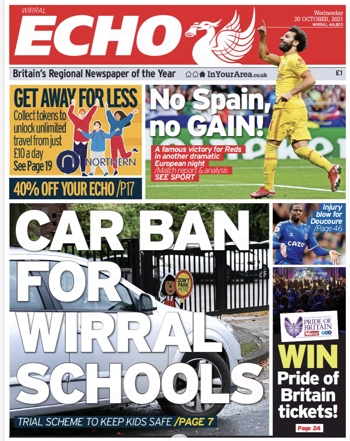 Liverpool Echo Front