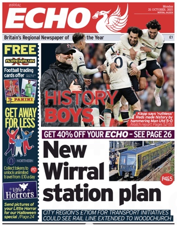 Liverpool Echo Frontpage