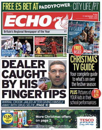 Liverpool Echo Frontpage
