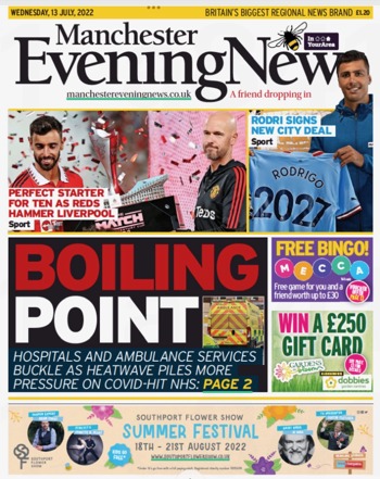 Liverpool Echo Frontpage