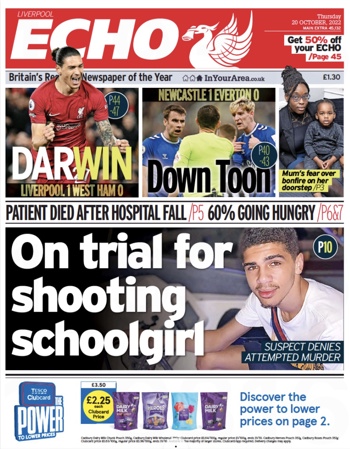 Liverpool Echo Frontpage