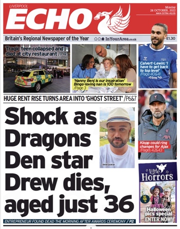 Liverpool Echo Frontpage