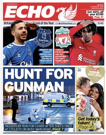 Liverpool Echo Frontpage