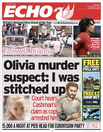 Liverpool Echo Frontpage