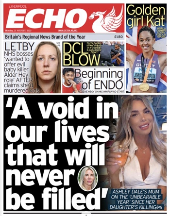 Liverpool Echo Frontpage