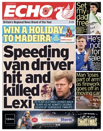 Liverpool Echo Frontpage
