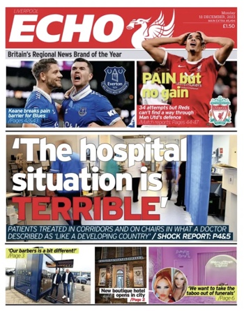 Liverpool Echo Frontpage