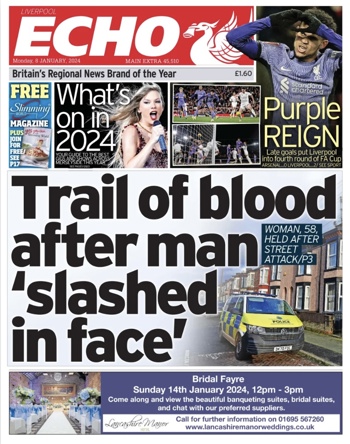 Liverpool Echo Frontpage