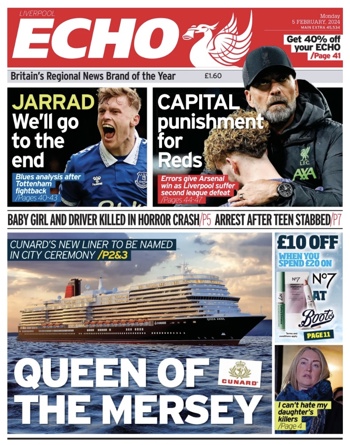Liverpool Echo Frontpage