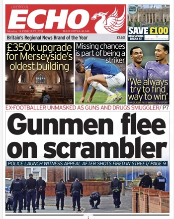 Liverpool Echo Frontpage