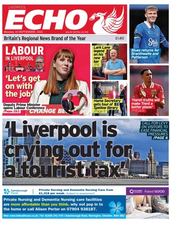 Liverpool Echo Frontpage