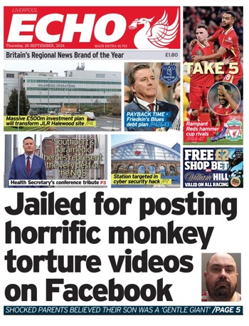 Liverpool Echo Frontpage