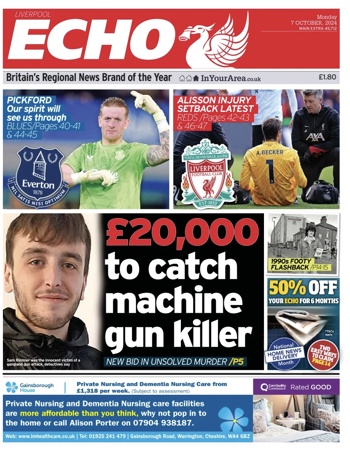 Liverpool Echo Frontpage