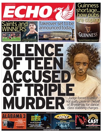 Liverpool Echo Frontpage