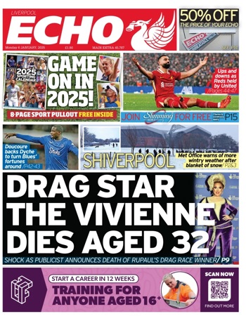 Liverpool Echo Frontpage