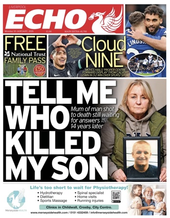 Liverpool Echo Frontpage