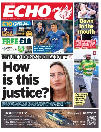 Liverpool Echo Frontpage