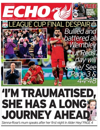 Liverpool Echo Frontpage